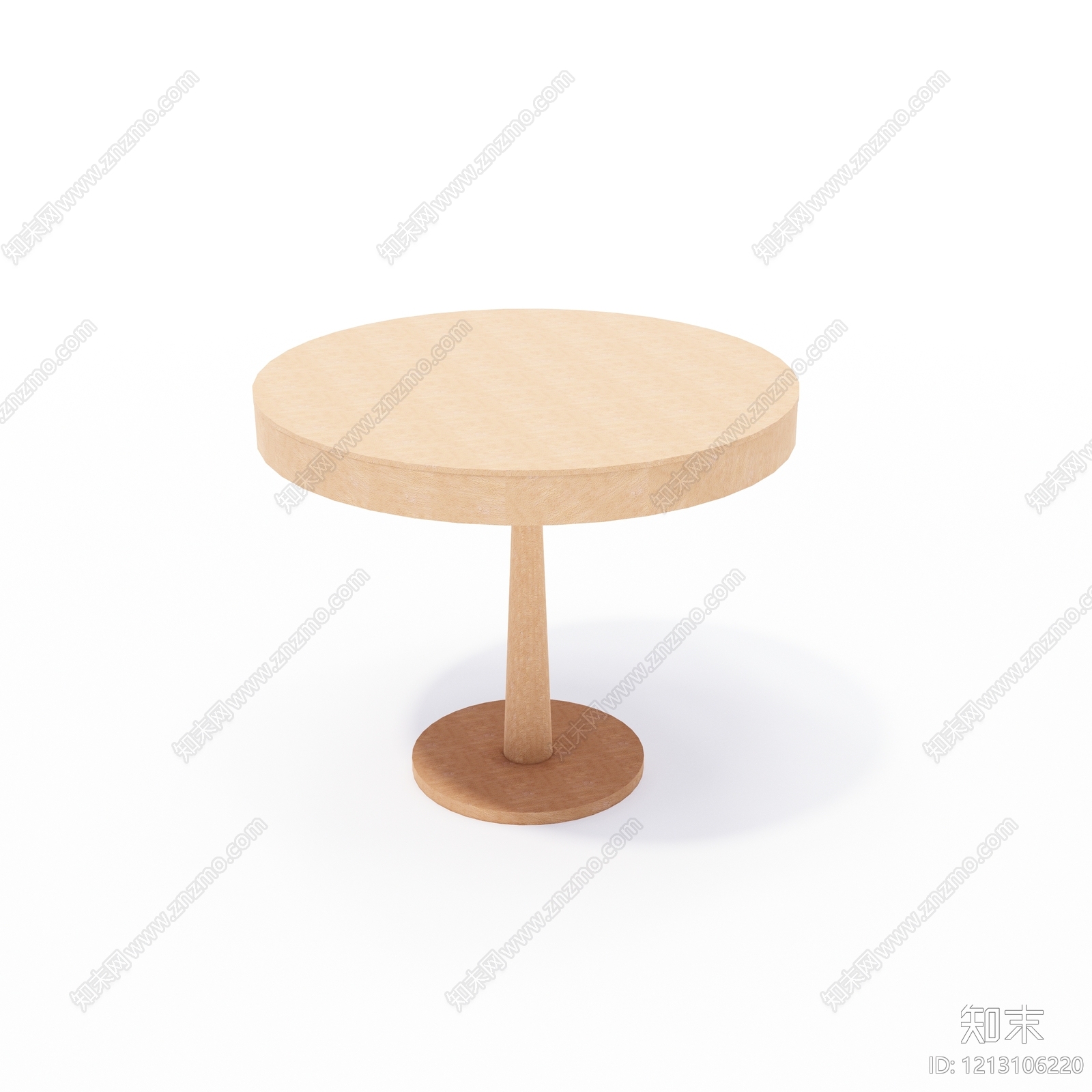 原木风餐桌SU模型下载【ID:1213106220】
