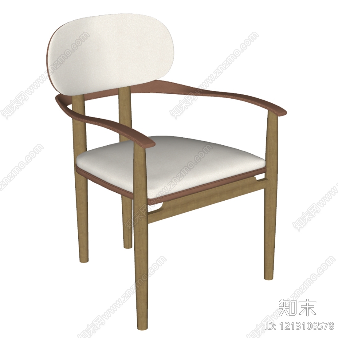 中古风餐椅SU模型下载【ID:1213106578】