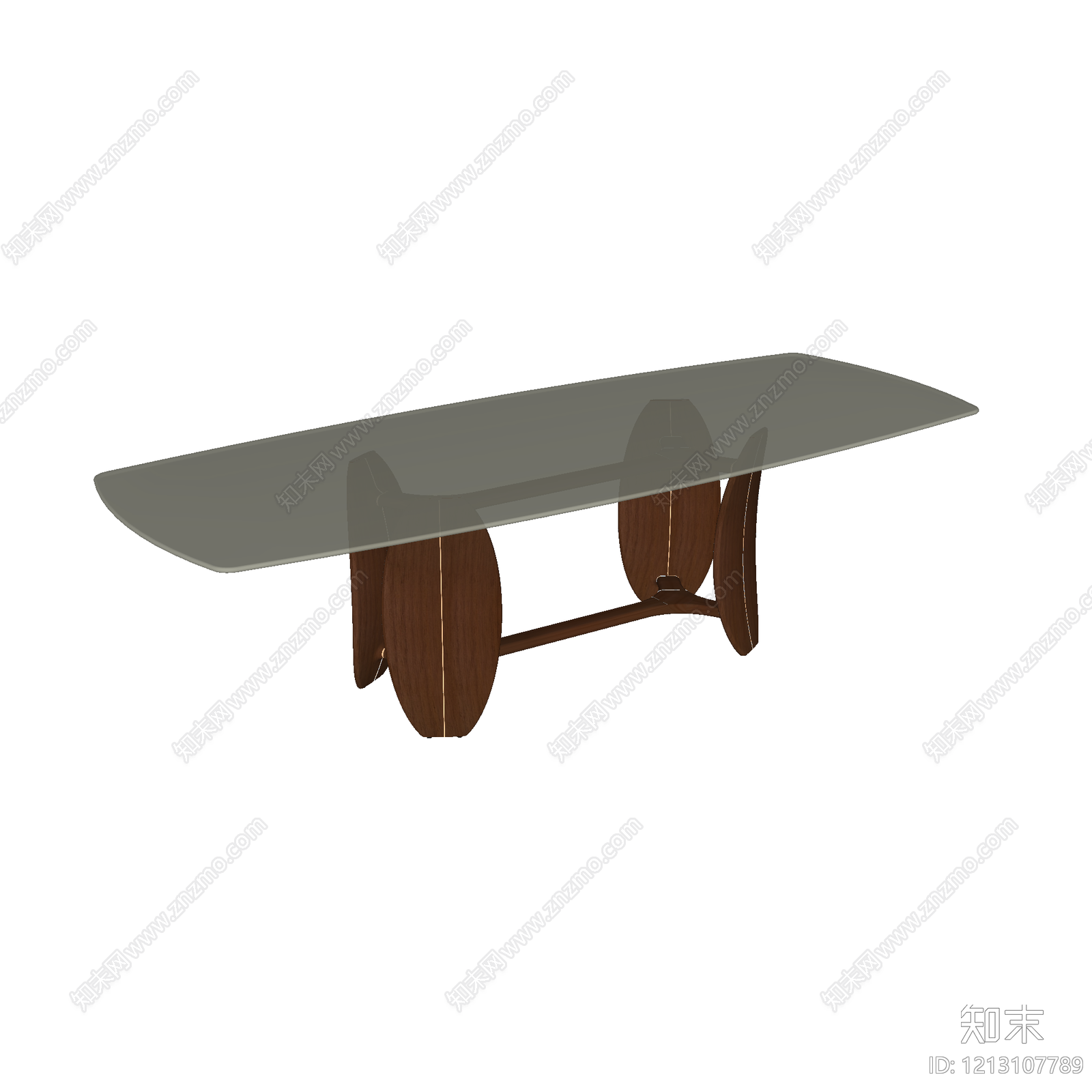 现代简约餐桌SU模型下载【ID:1213107789】