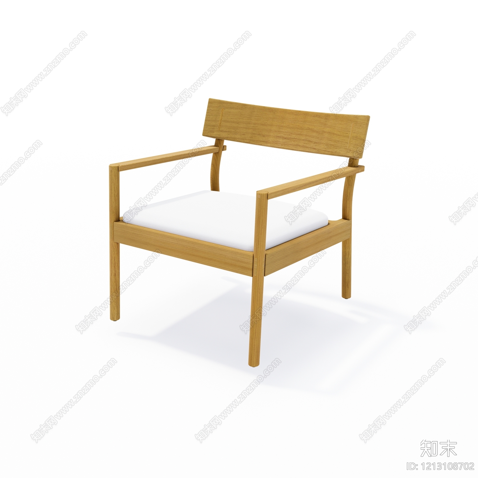 原木风休闲椅SU模型下载【ID:1213108702】
