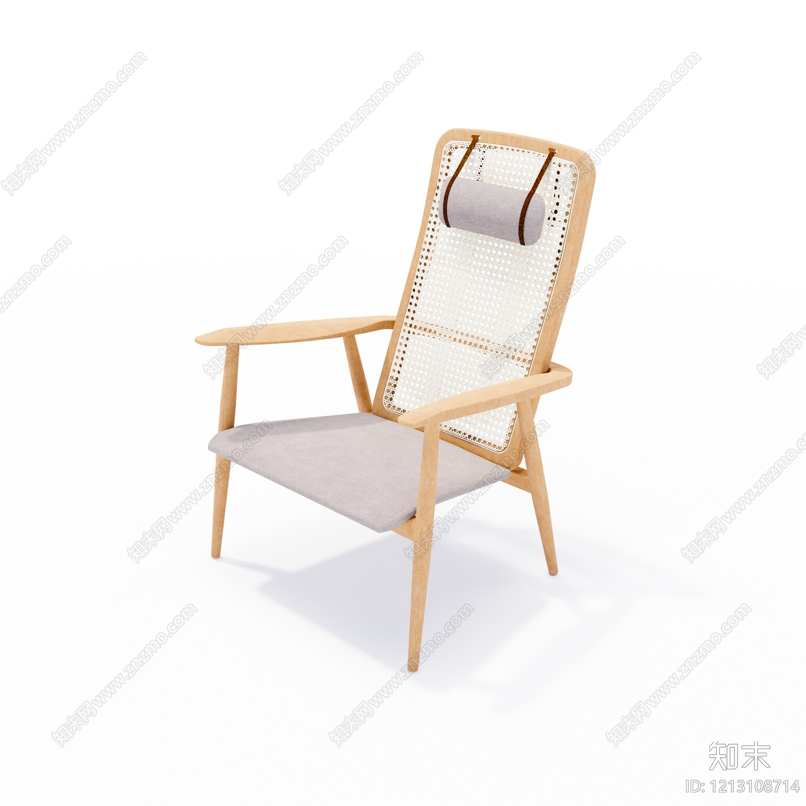 北欧休闲椅SU模型下载【ID:1213108714】