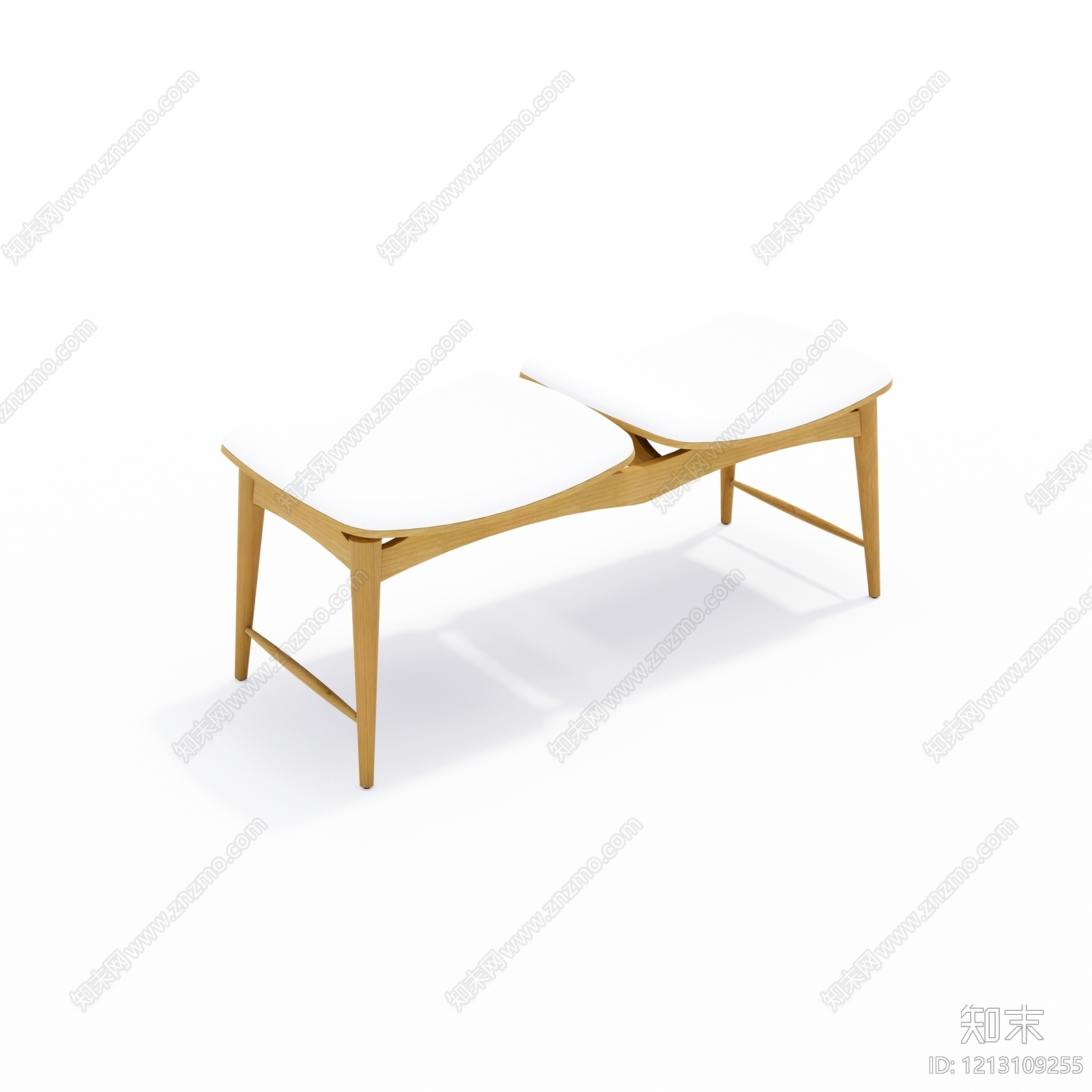 原木风沙发凳SU模型下载【ID:1213109255】