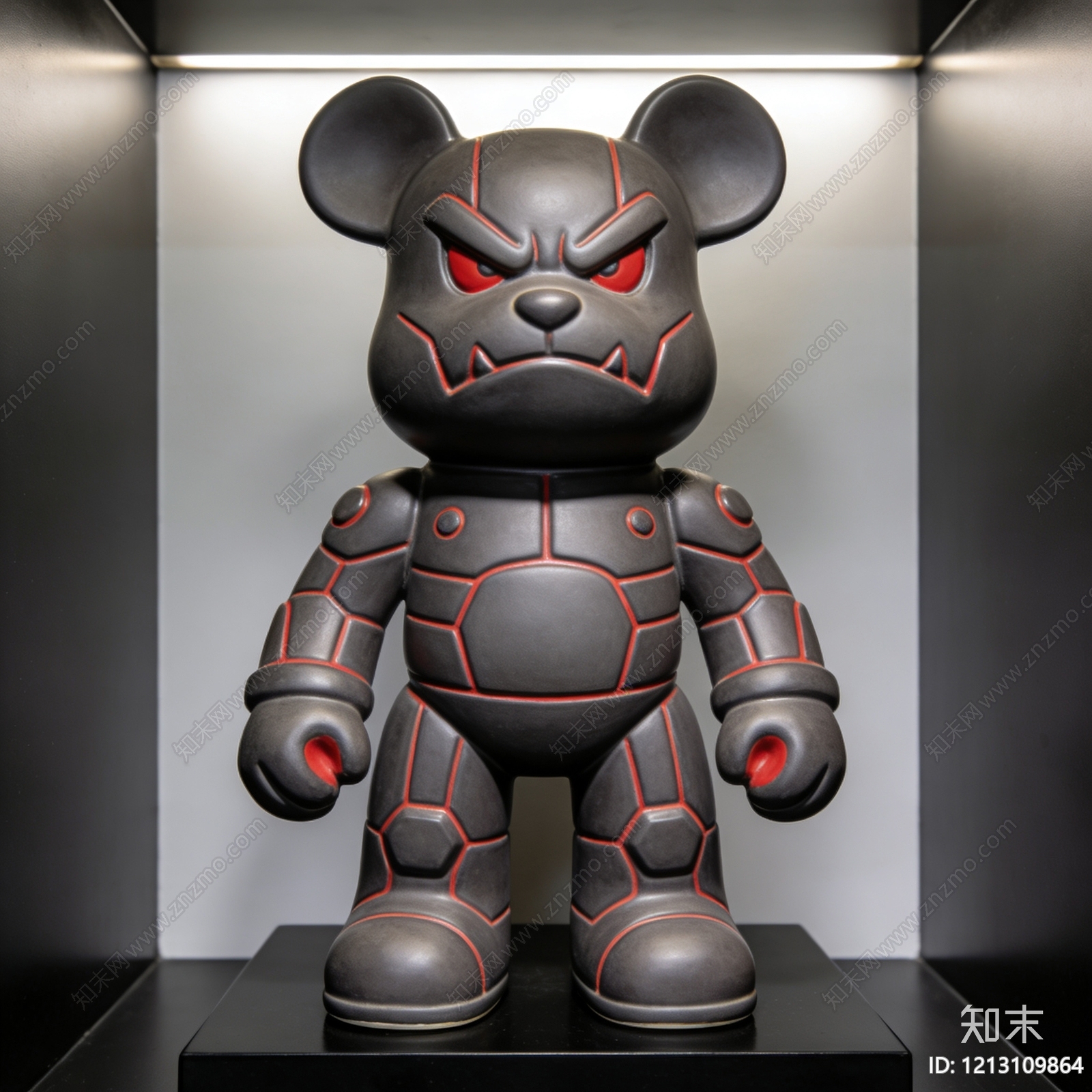 赛博机械风雕塑摆件3D模型下载【ID:1213109864】