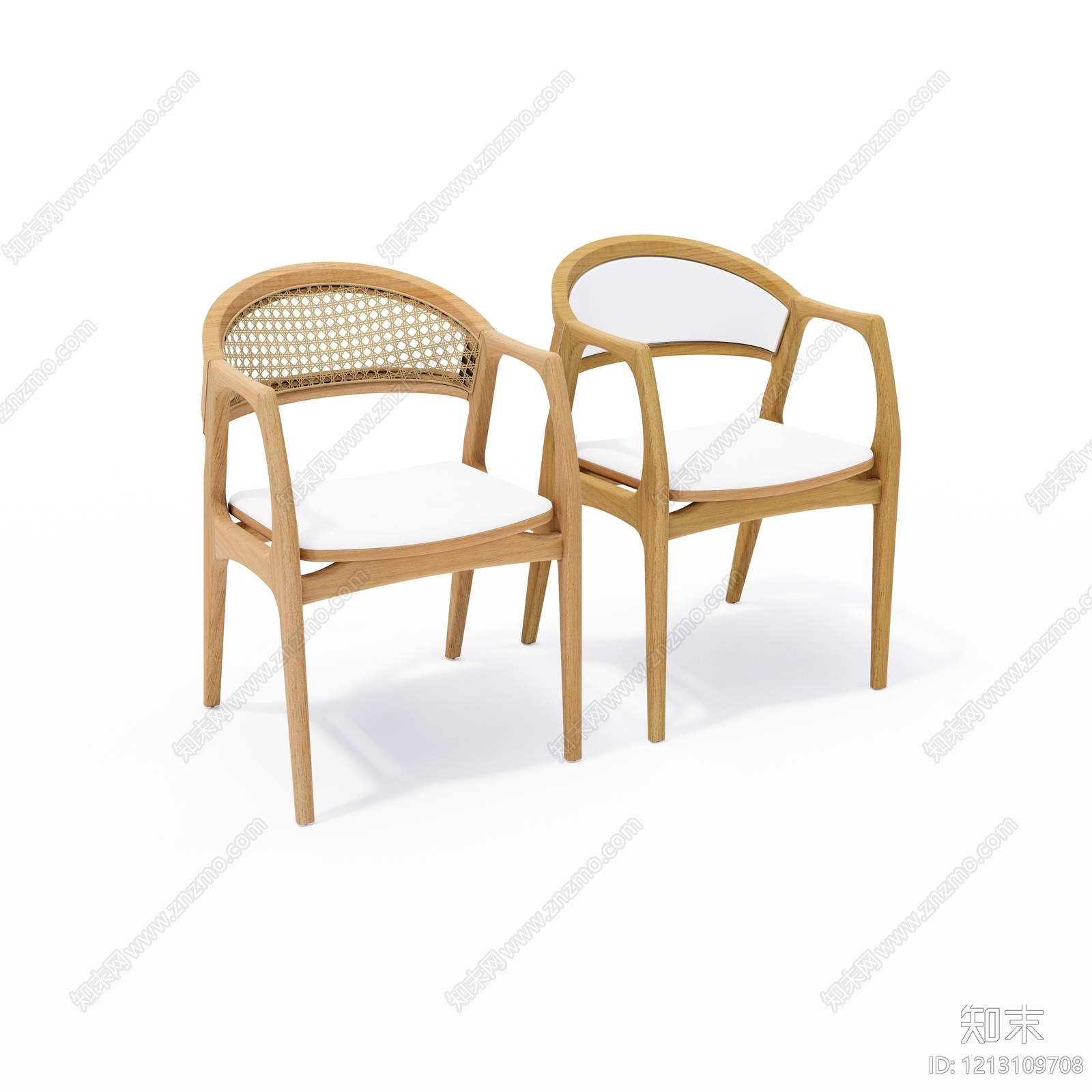 原木风餐椅SU模型下载【ID:1213109708】