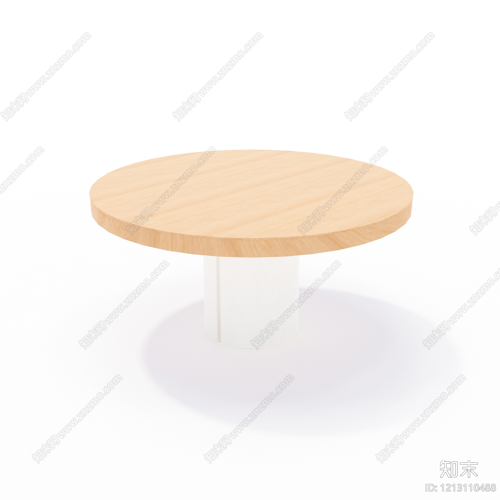 原木风茶几SU模型下载【ID:1213110488】