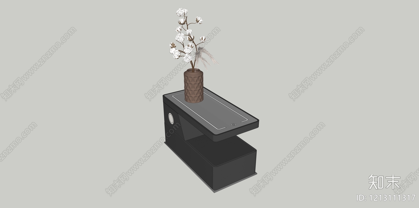 现代简约边几SU模型下载【ID:1213111317】