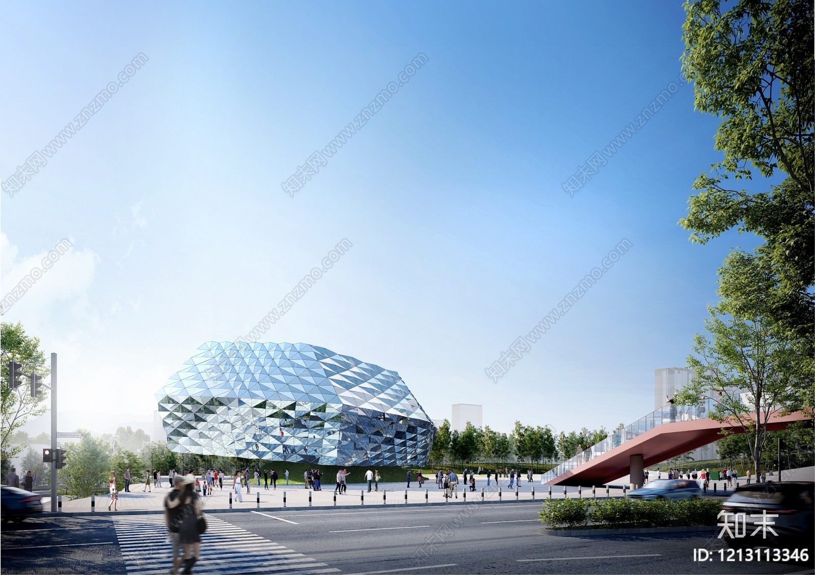 现代主义其他文化场馆SU模型下载【ID:1213113346】