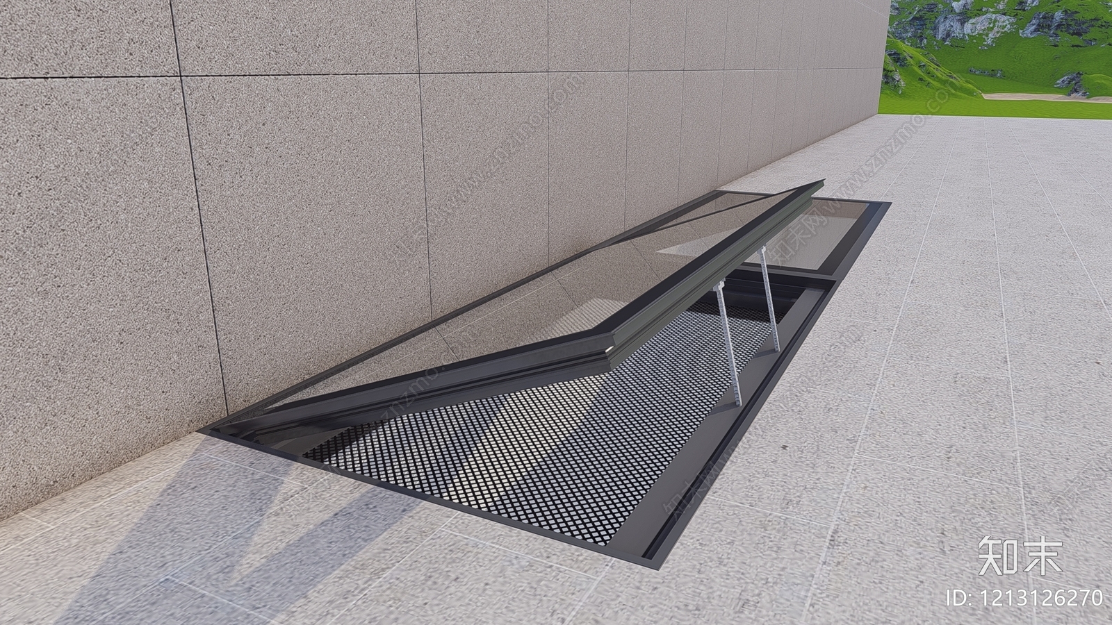 现代天窗SU模型下载【ID:1213126270】