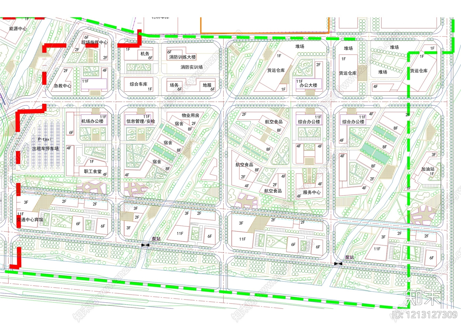 现代中式规划设计施工图下载【ID:1213127309】