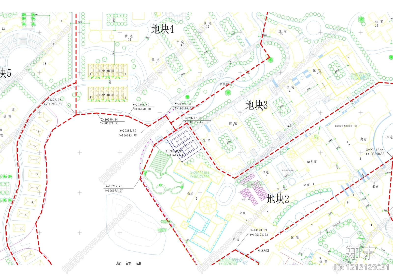 现代,中式规划设计CAD图纸