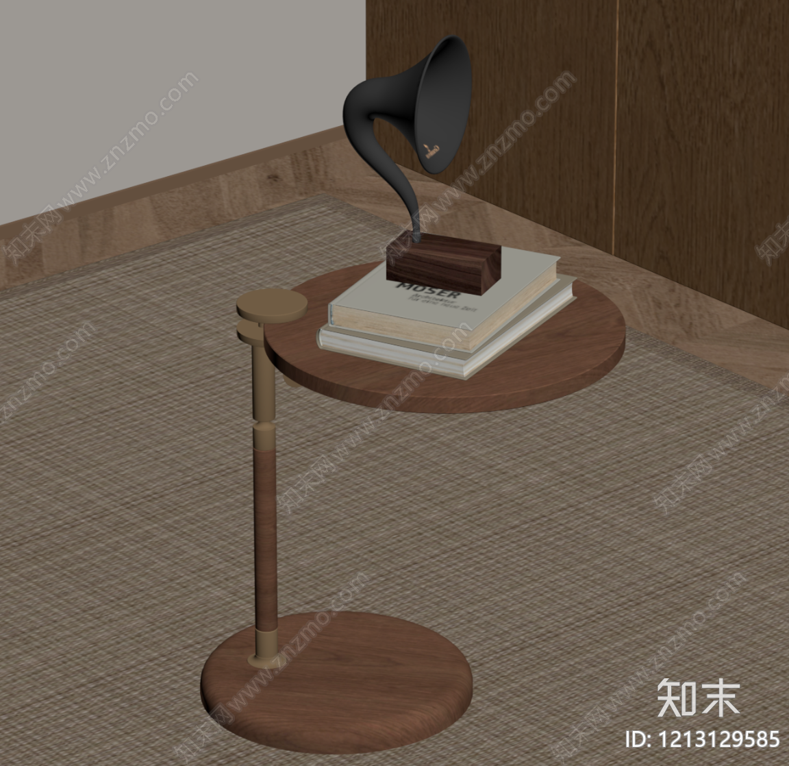 中古风边几SU模型下载【ID:1213129585】