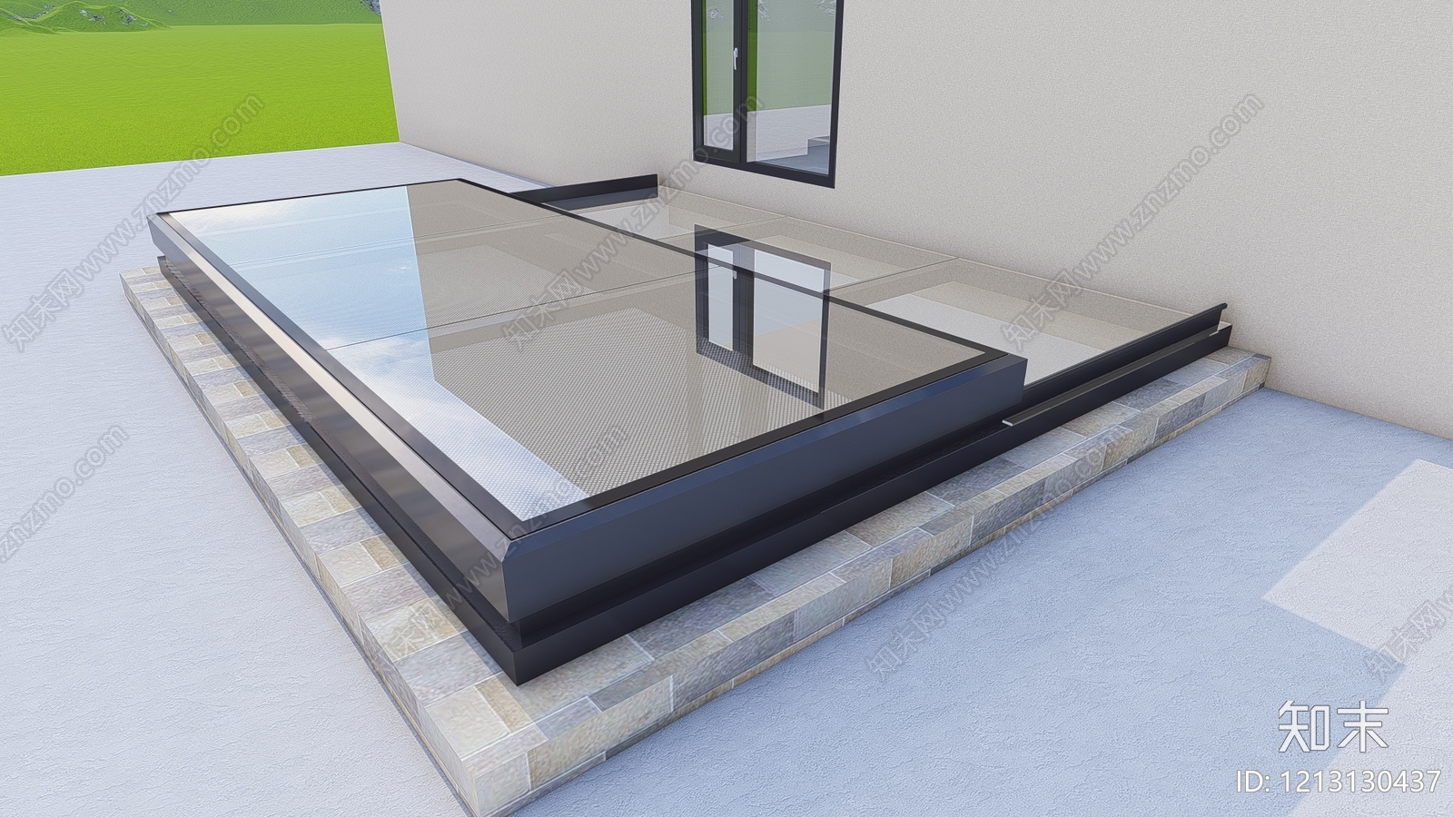 极简主义天窗SU模型下载【ID:1213130437】