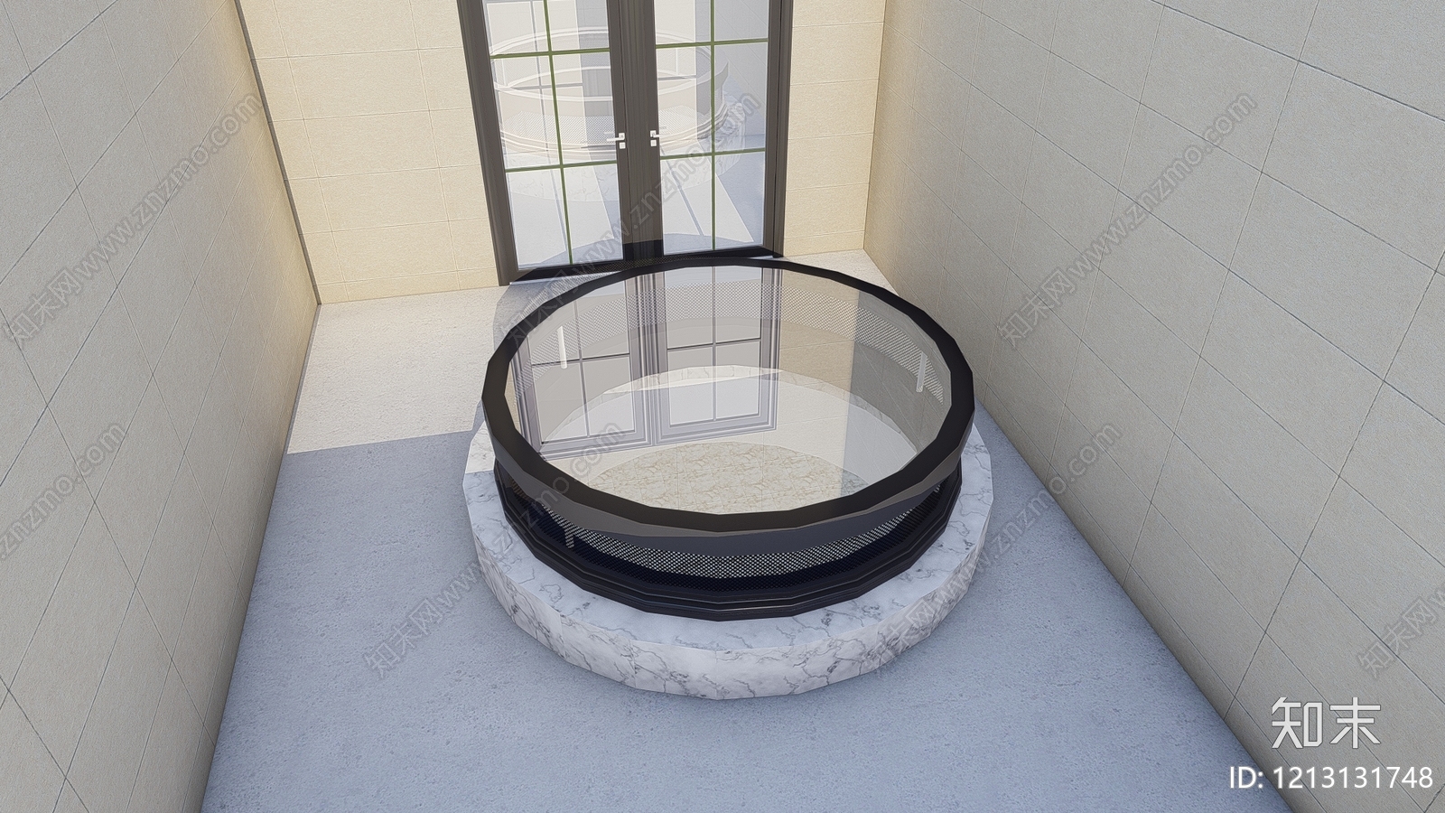 现代简约天窗SU模型下载【ID:1213131748】