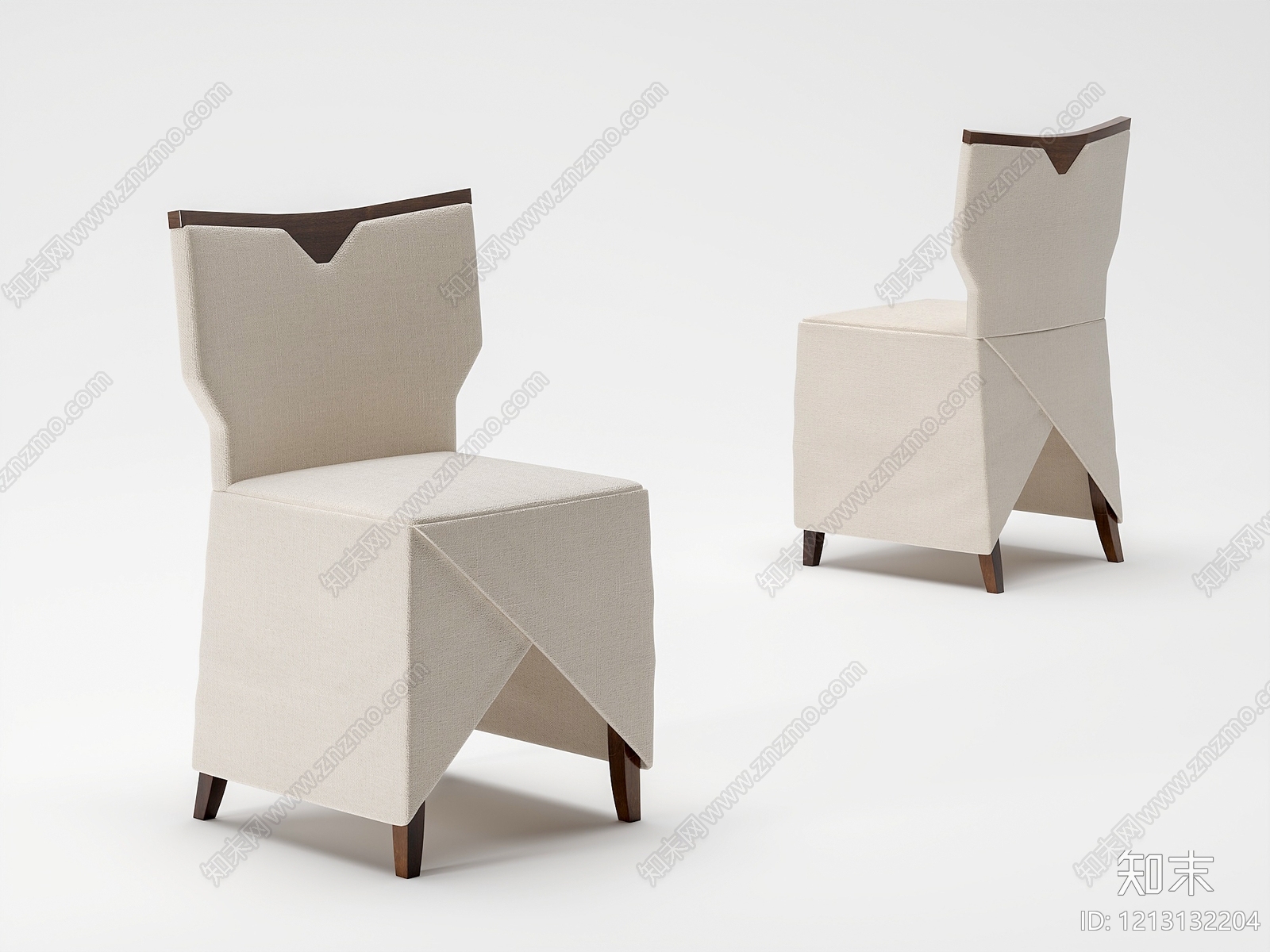 现代简约单人沙发3D模型下载【ID:1213132204】