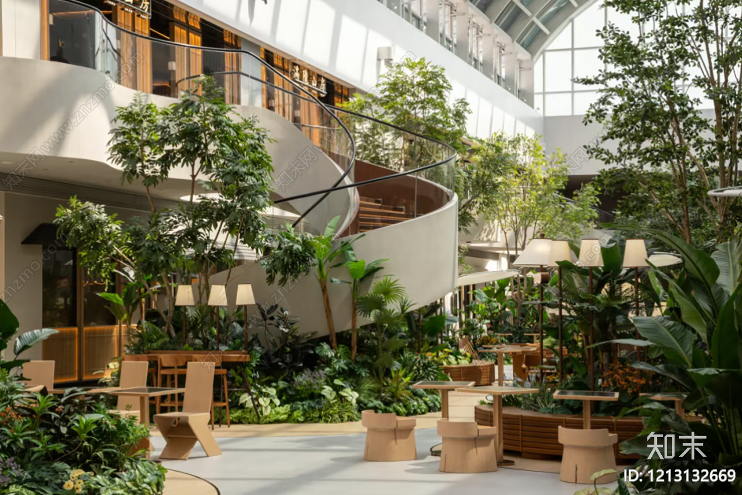 现代商场贴图下载【ID:1213132669】