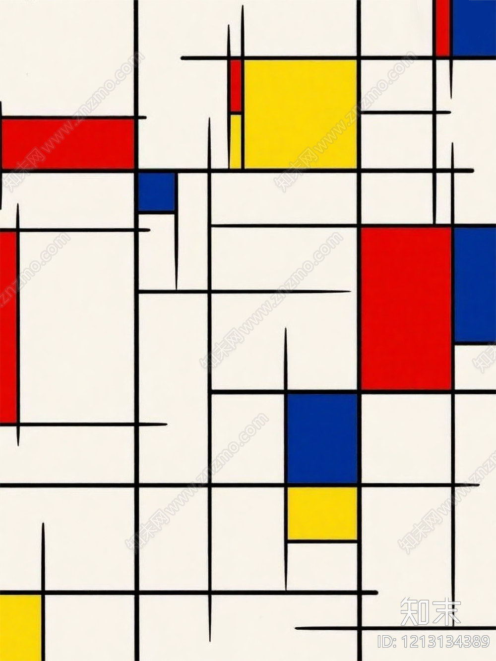 现代抽象画贴图下载【ID:1213134389】