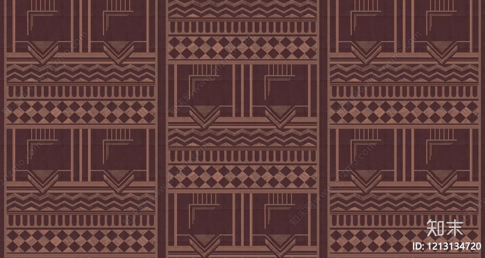 美式复古几何壁纸贴图下载【ID:1213134720】