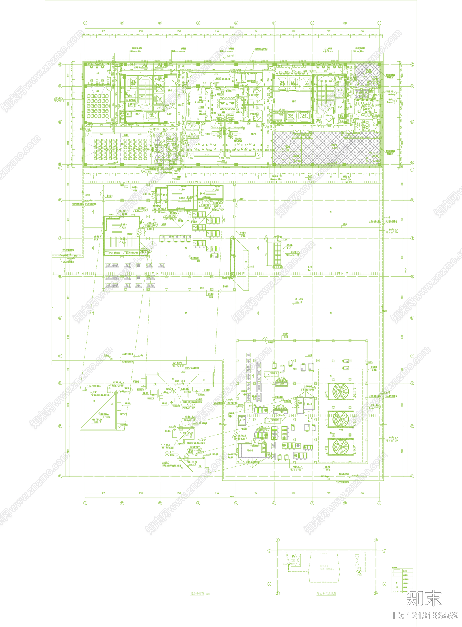 现代医院建筑cad施工图下载【ID:1213136469】