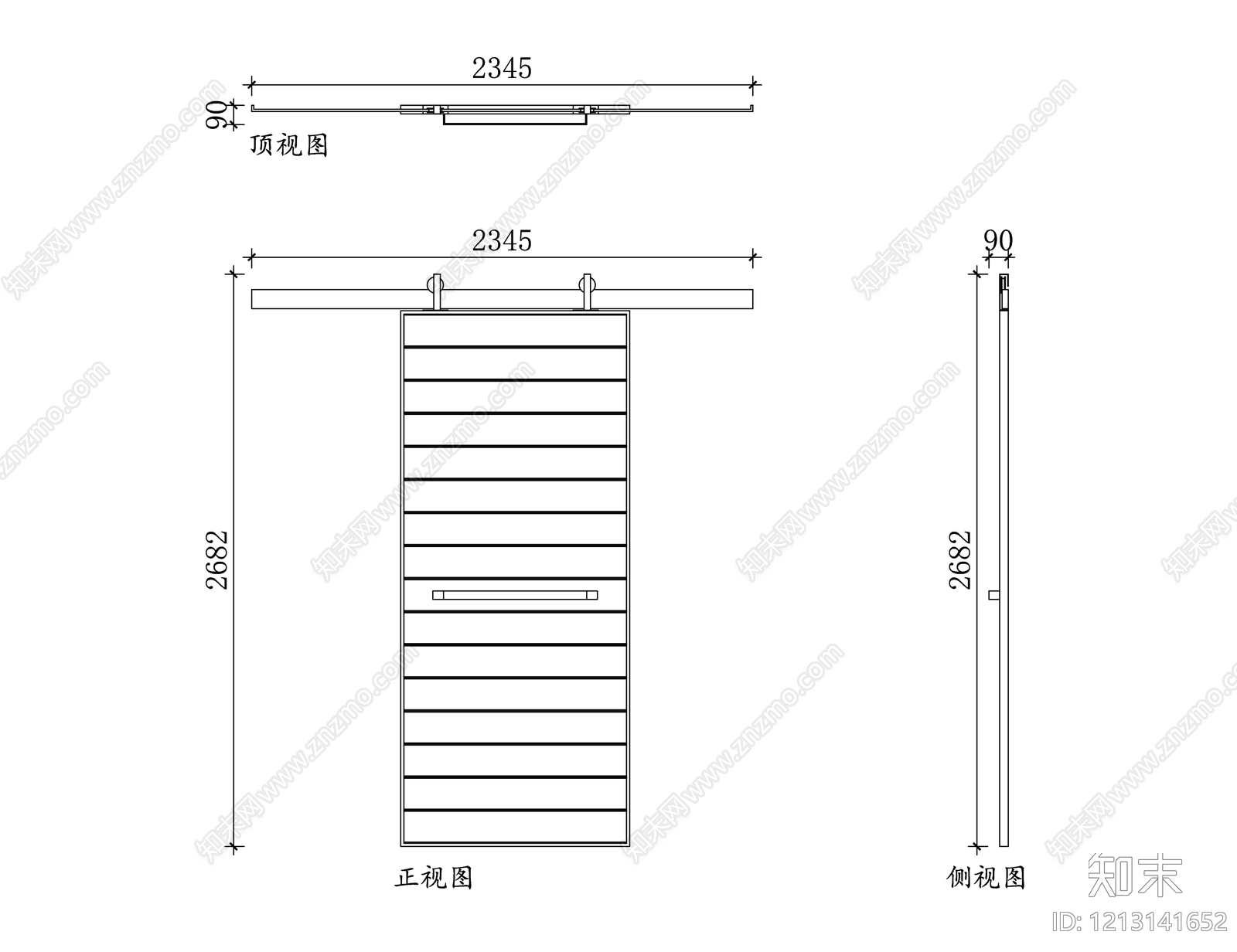 内门系统施工图下载【ID:1213141652】
