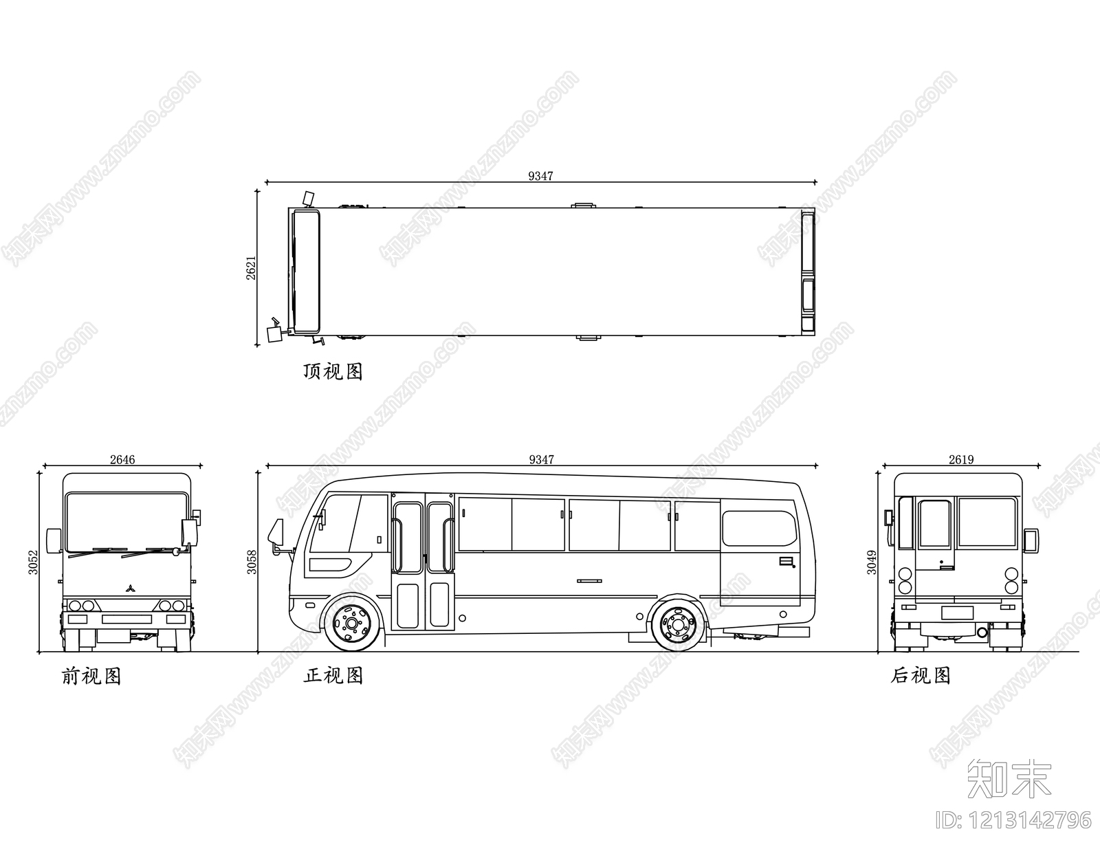 现代交通工具图库施工图下载【ID:1213142796】