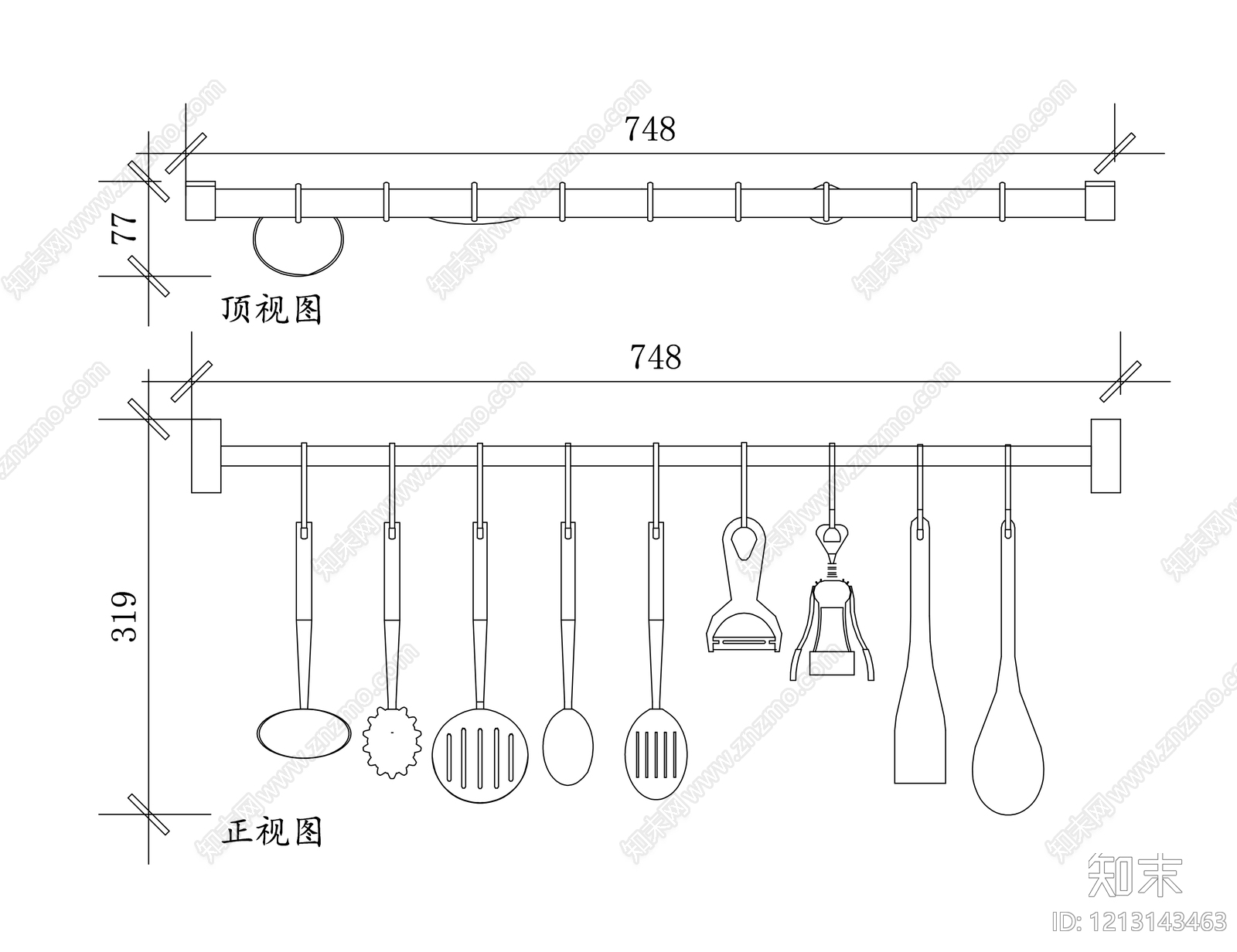 现代五金管件施工图下载【ID:1213143463】