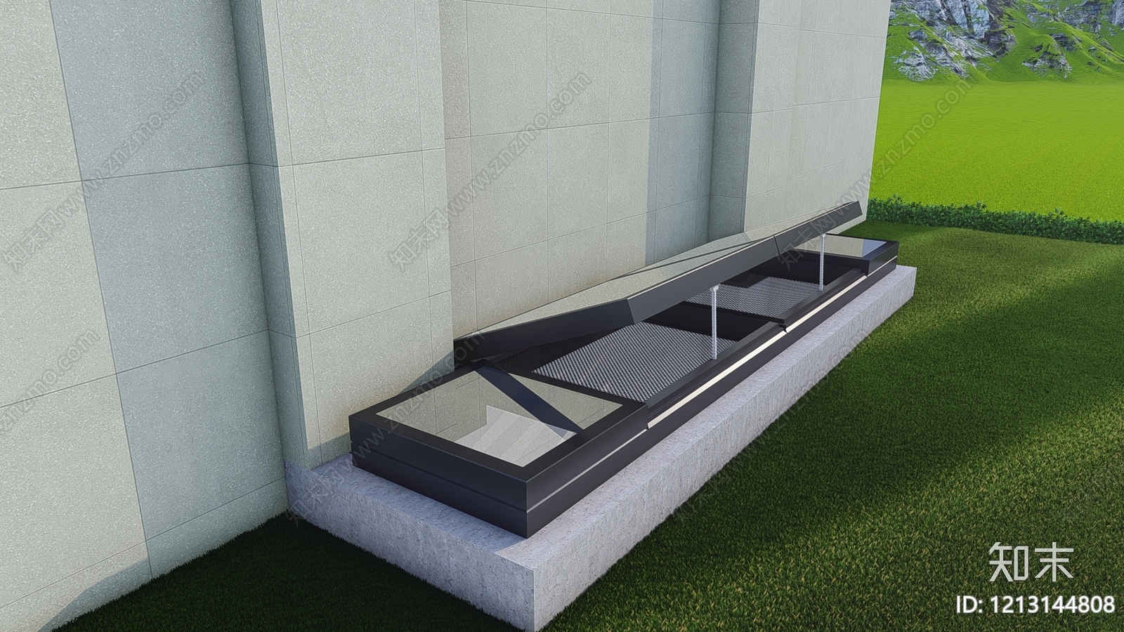 现代极简天窗SU模型下载【ID:1213144808】