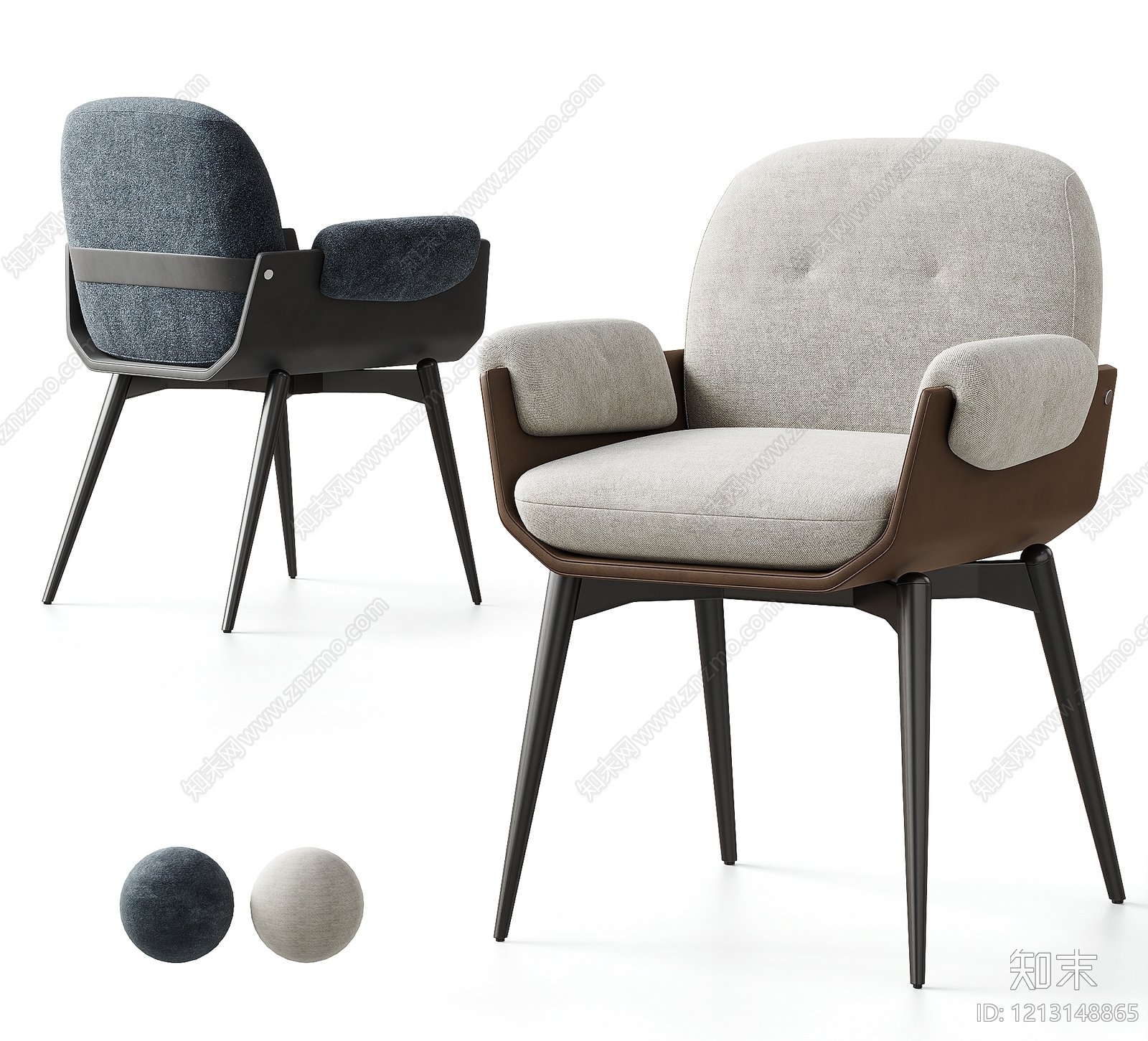 现代简约休闲椅SU模型下载【ID:1213148865】