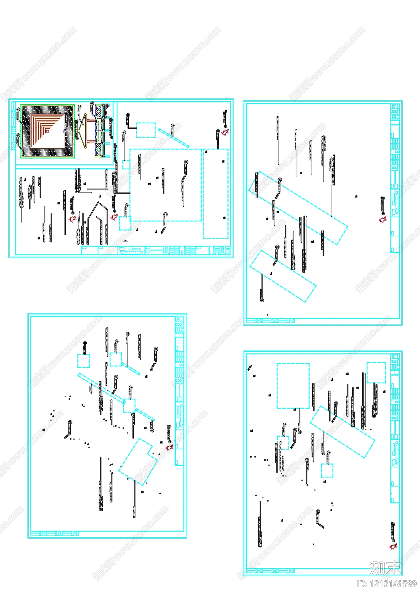 现代索引图施工图下载【ID:1213149599】