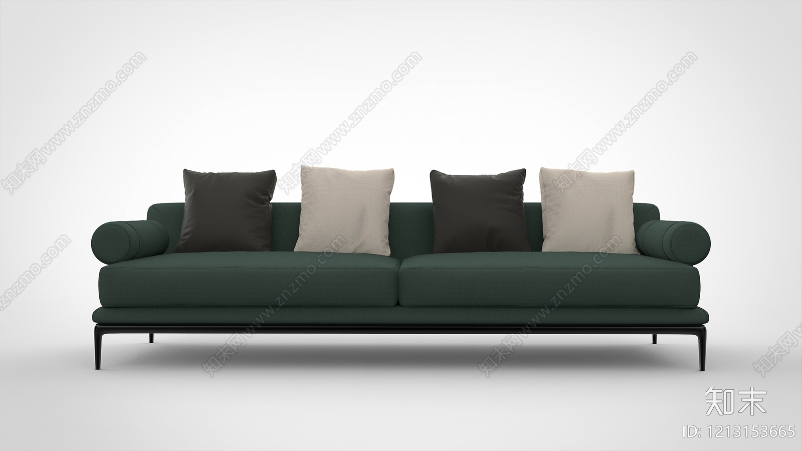 意式极简多人沙发3D模型下载【ID:1213153665】