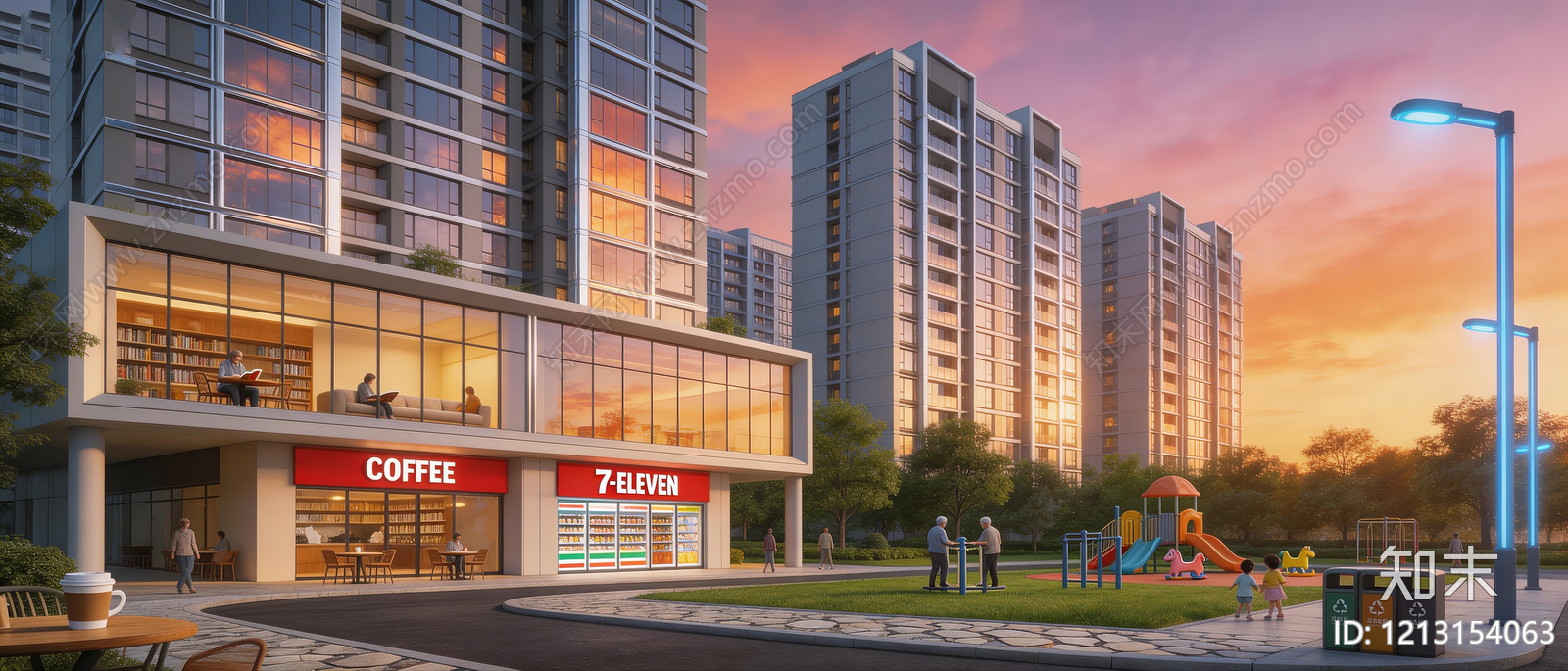 现代城市HDR贴图下载【ID:1213154063】