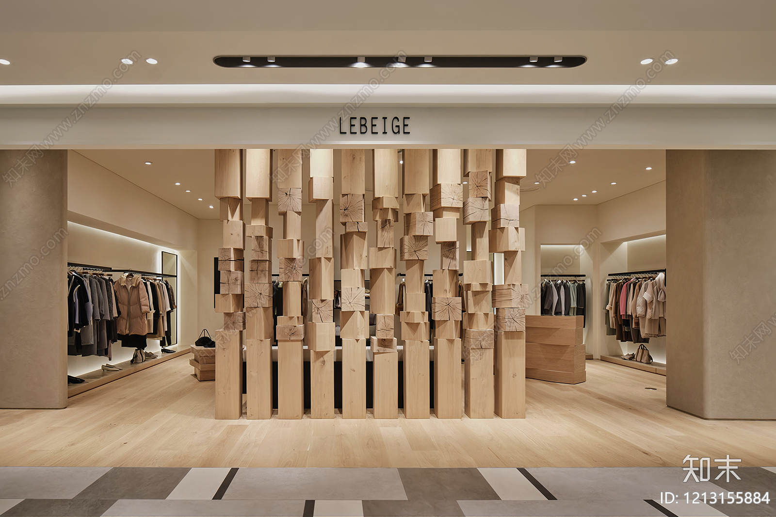 现代极简商铺贴图下载【ID:1213155884】