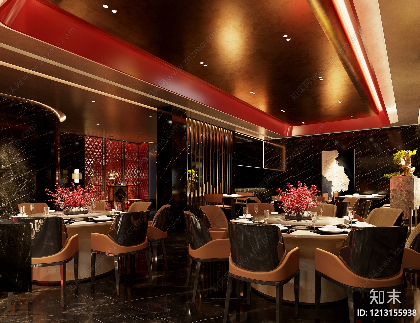 新中式足浴店3D模型下载【ID:1213155938】