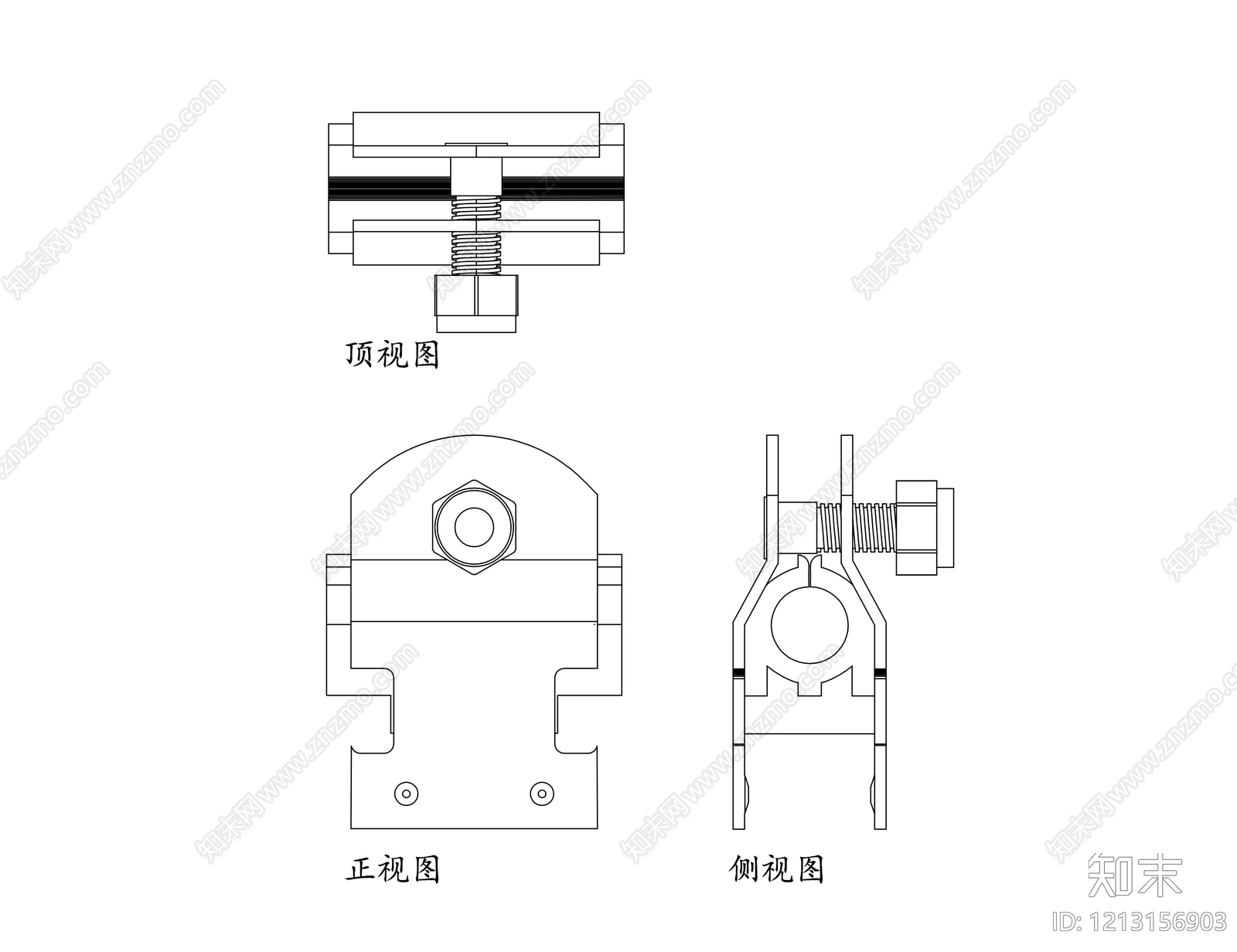 现代五金管件施工图下载【ID:1213156903】