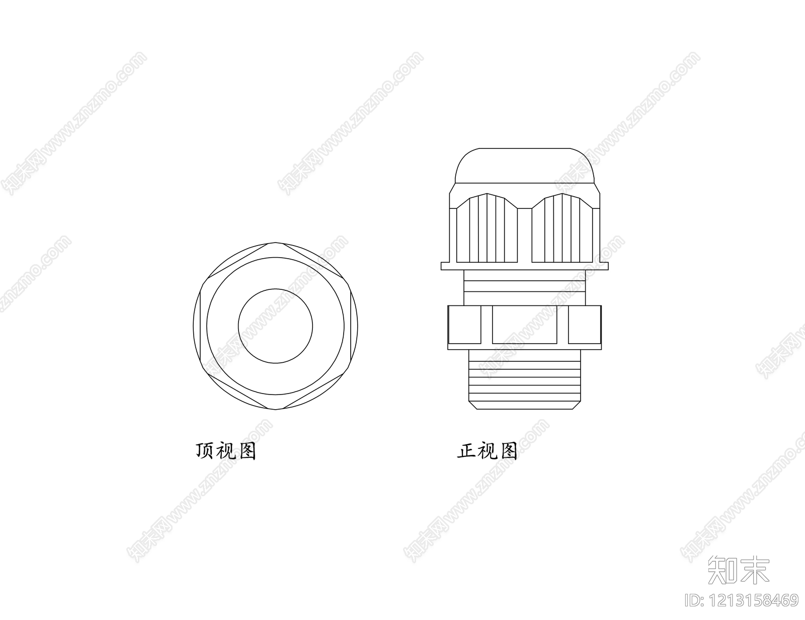 现代五金管件施工图下载【ID:1213158469】
