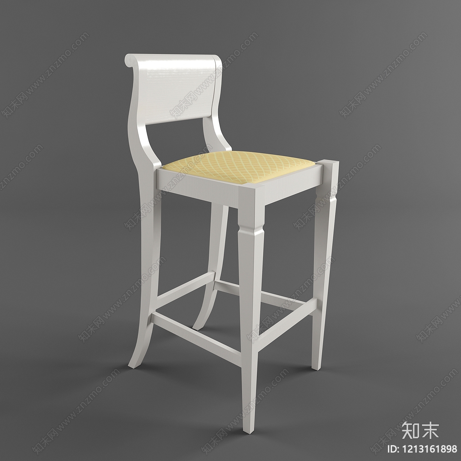 欧式吧椅3D模型下载【ID:1213161898】