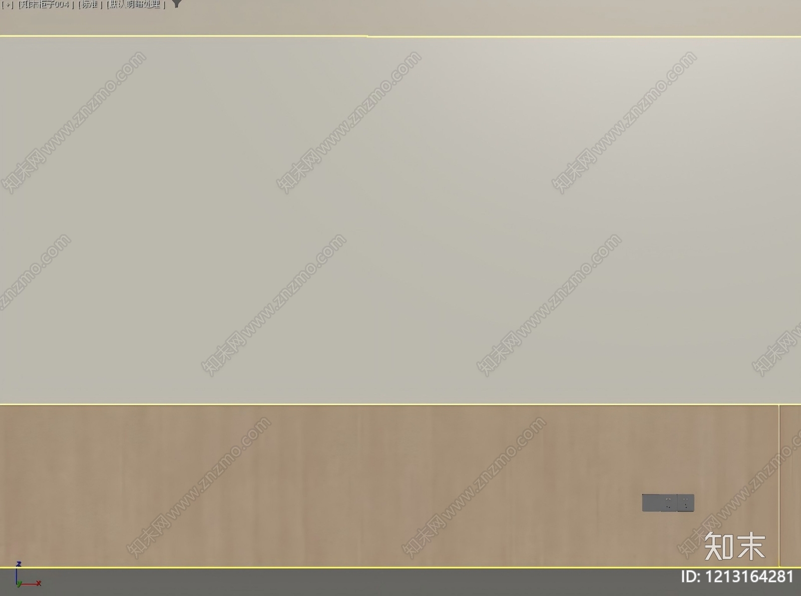 极简背景墙SU模型下载【ID:1213164281】