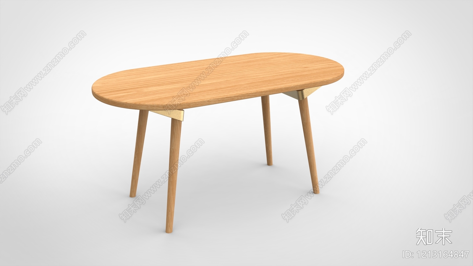 北欧餐桌3D模型下载【ID:1213164847】