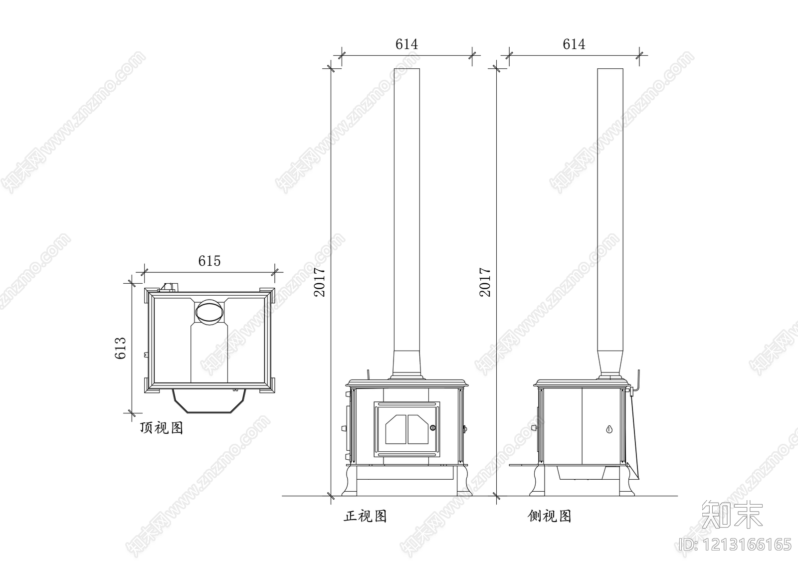 现代厨房设施cad施工图下载【ID:1213166165】