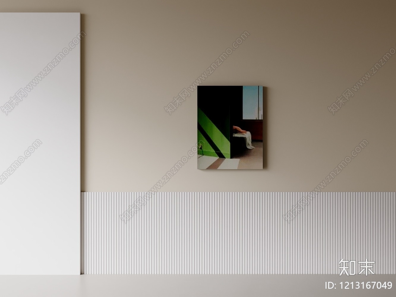 现代背景墙SU模型下载【ID:1213167049】
