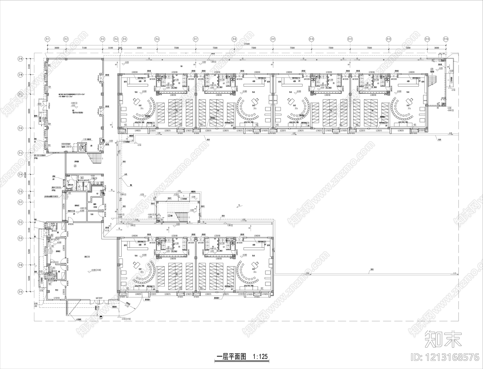 现代幼儿园施工图下载【ID:1213168576】