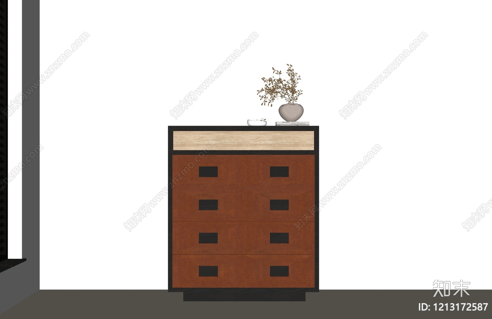中古斗柜SU模型下载【ID:1213172587】