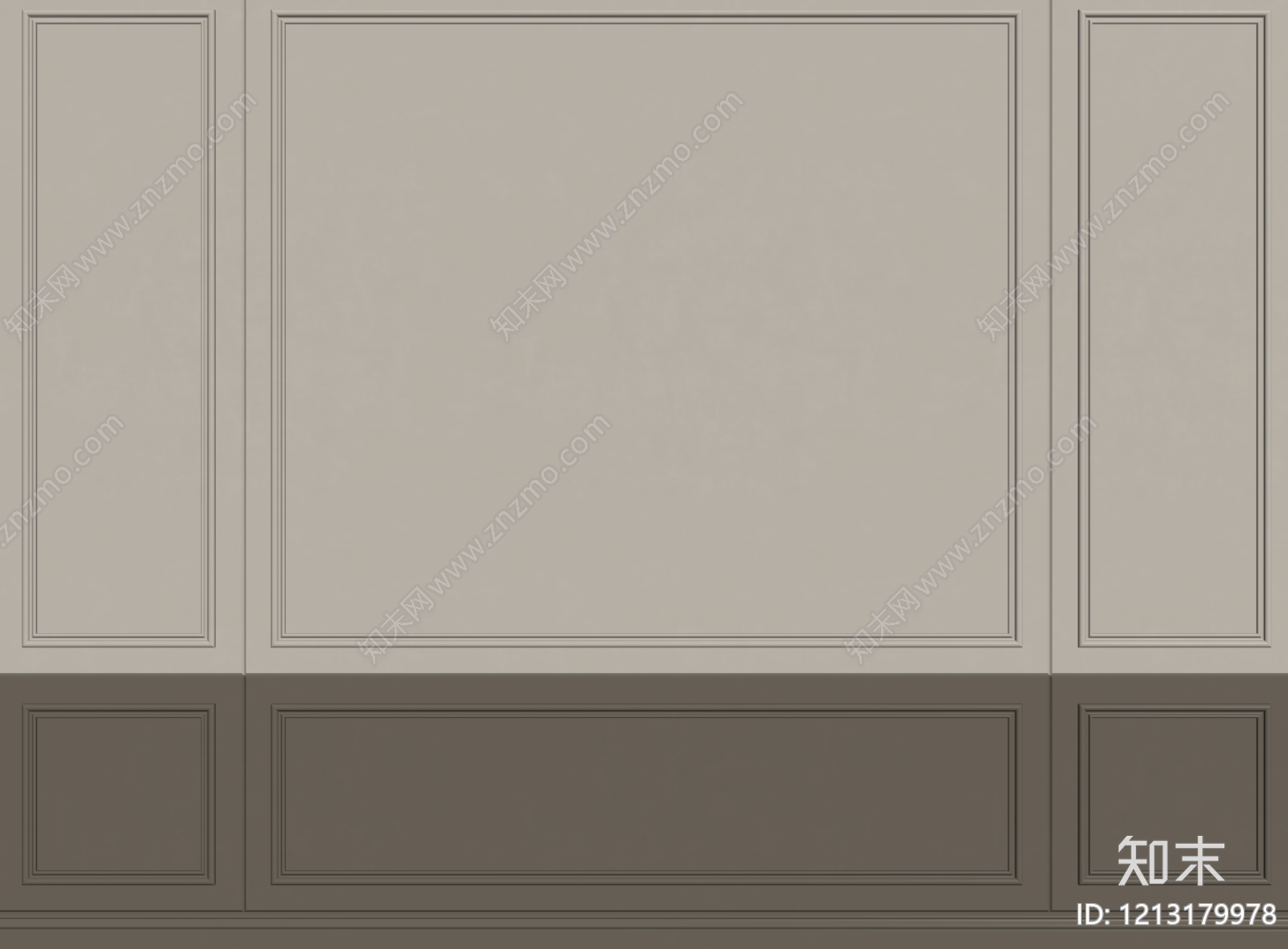 现代简约背景墙SU模型下载【ID:1213179978】