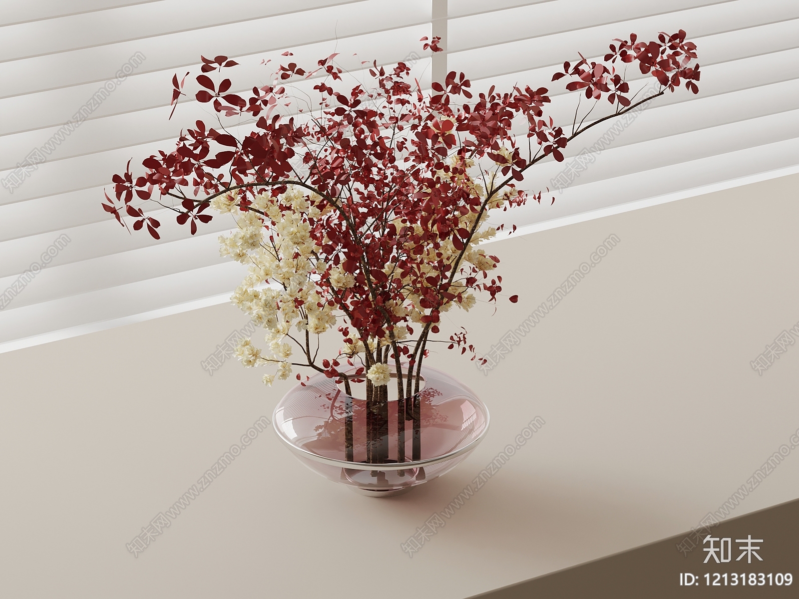 极简花艺3D模型下载【ID:1213183109】