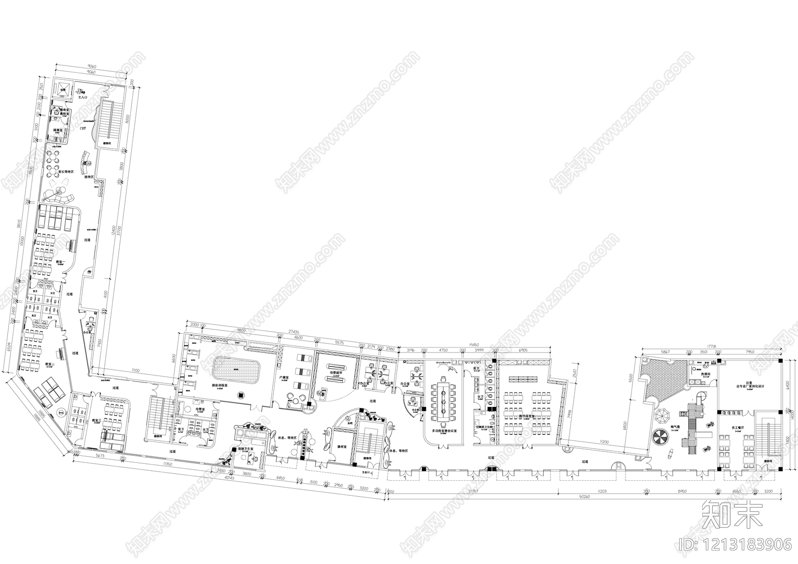 现代其他公共空间施工图下载【ID:1213183906】