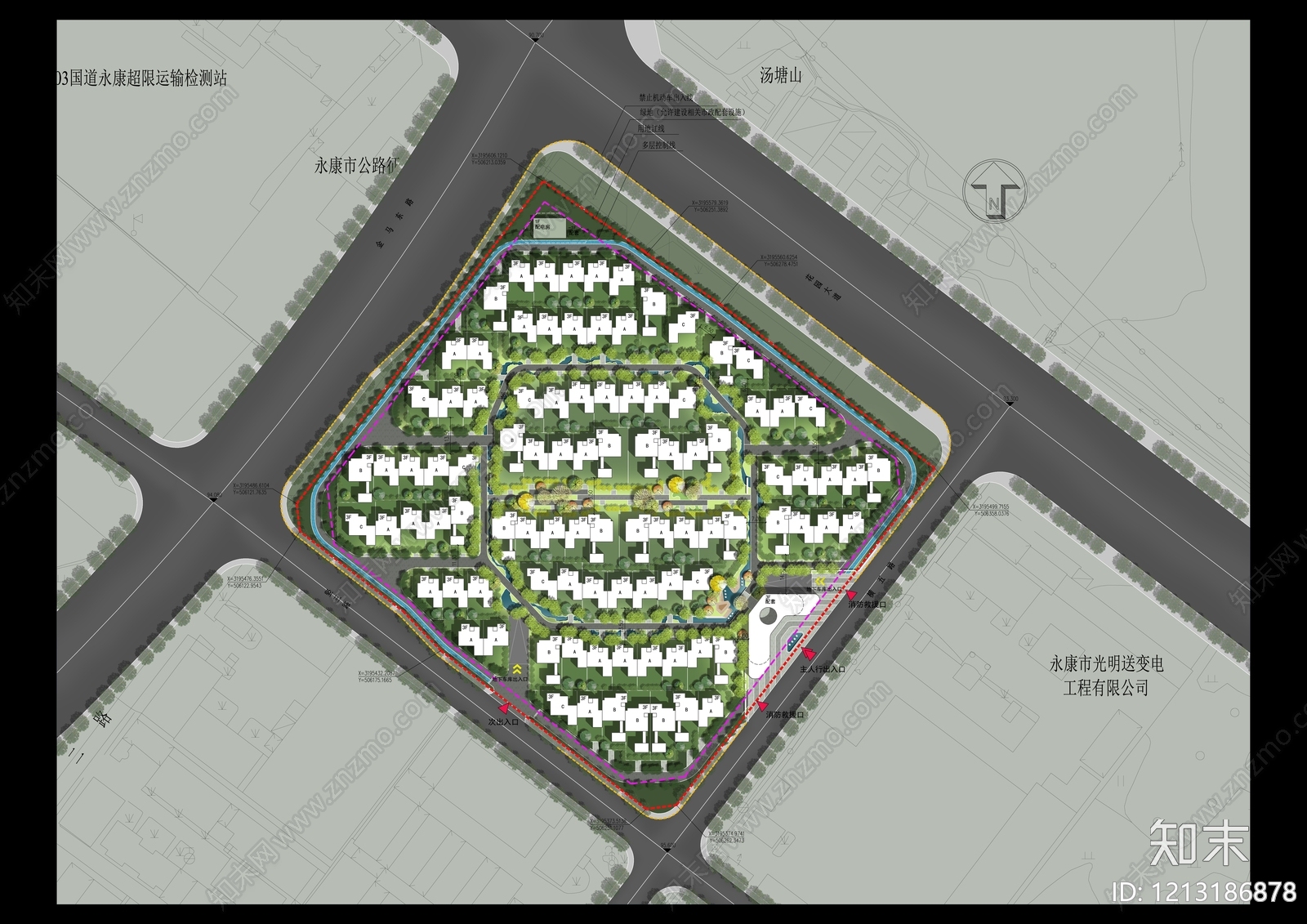 现代别墅建筑cad施工图下载【ID:1213186878】