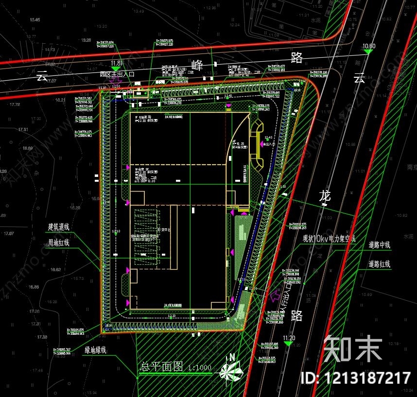 现代厂房施工图下载【ID:1213187217】