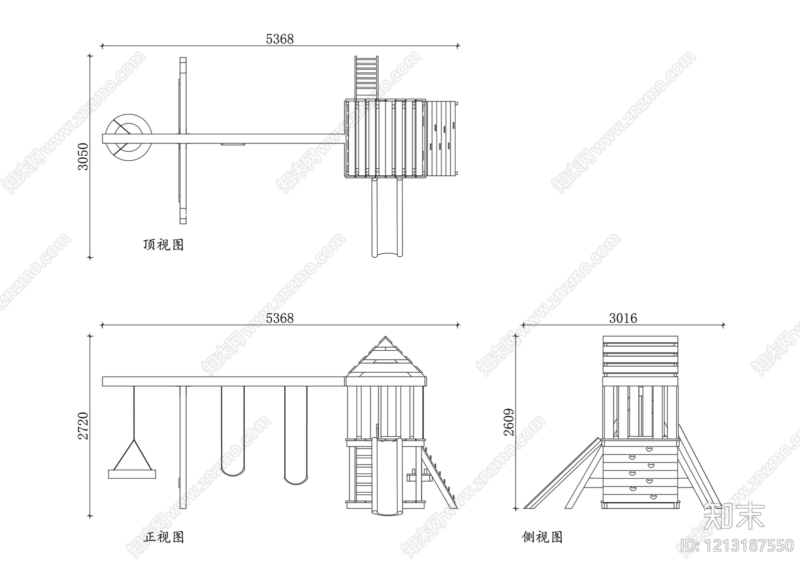 现代综合景观小品施工图下载【ID:1213187550】
