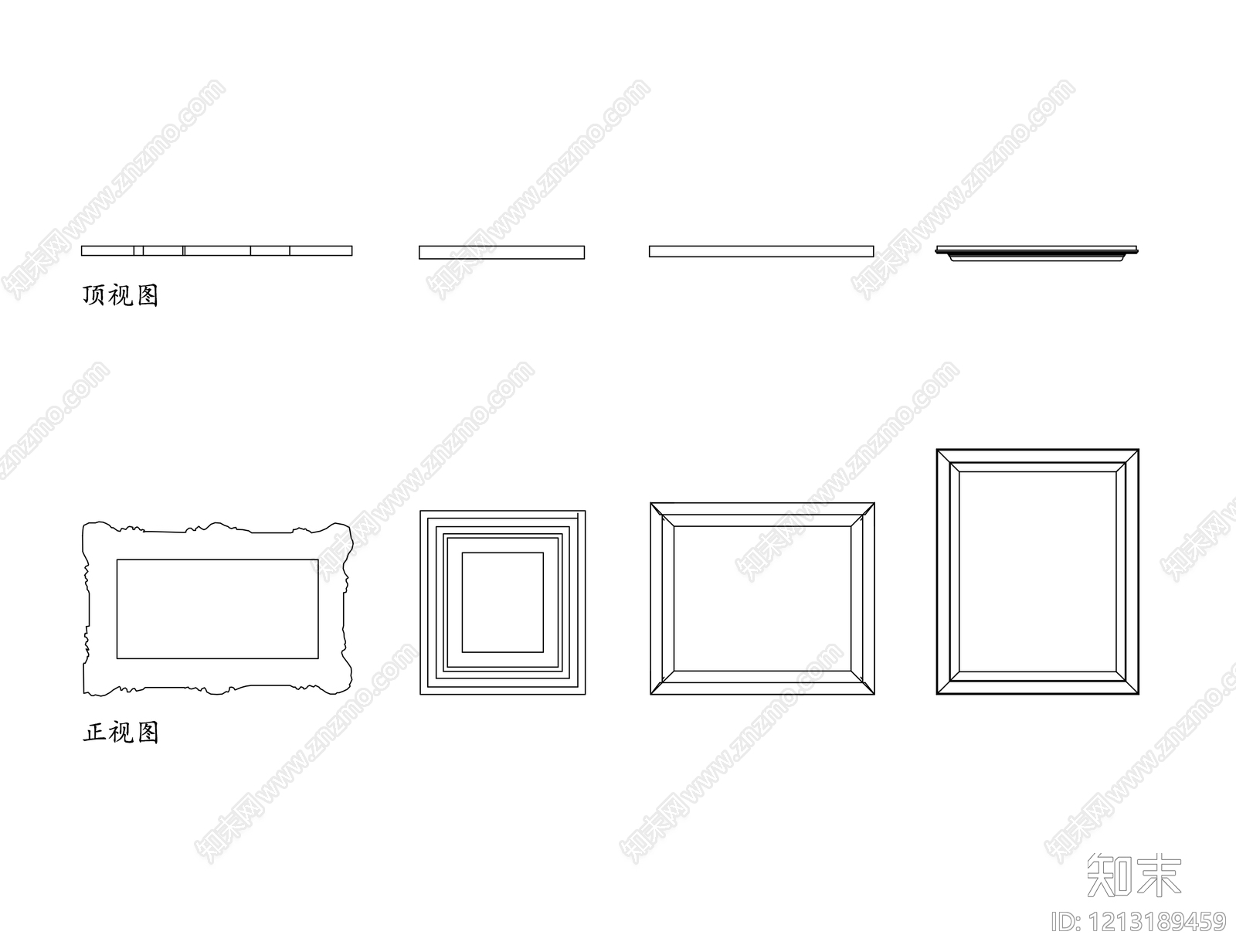 现代综合软装摆件图库施工图下载【ID:1213189459】