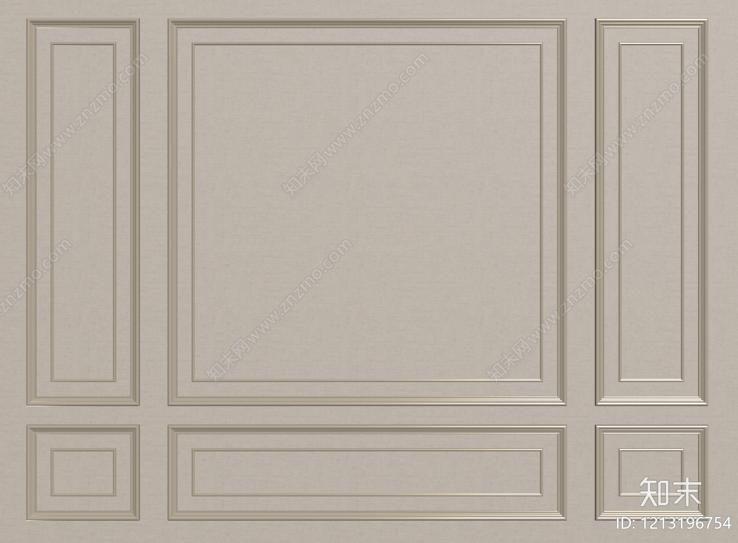 新古典石膏线SU模型下载【ID:1213196754】