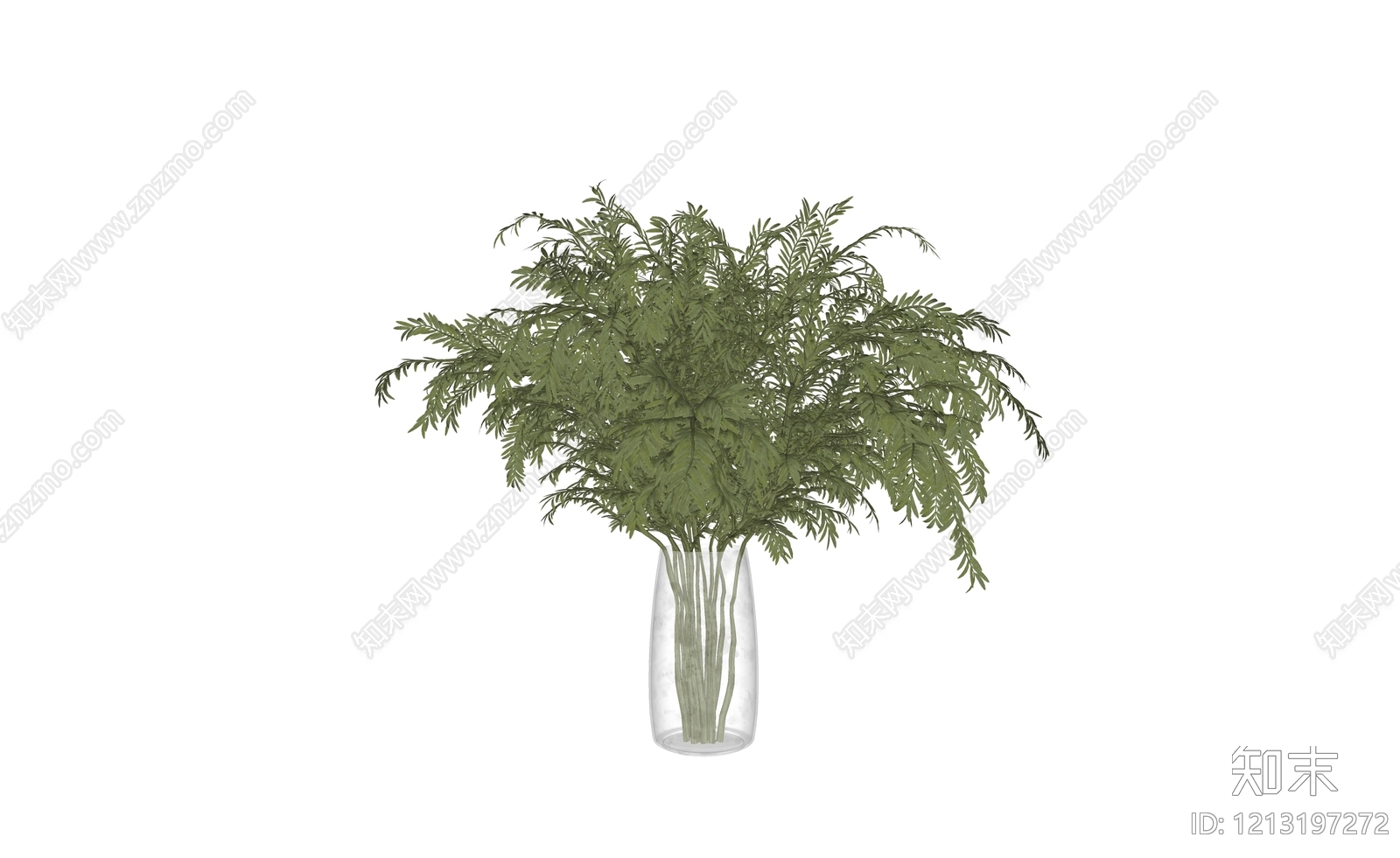 极简盆栽SU模型下载【ID:1213197272】